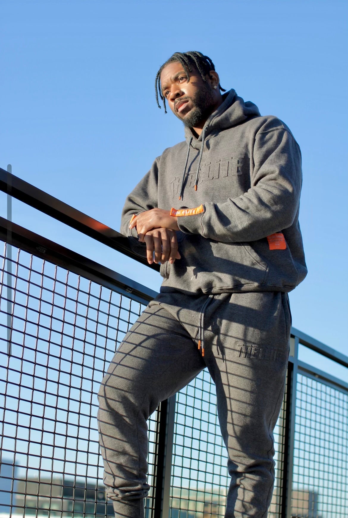 “The Elite” Sweatsuit Set - Charcoal Grey